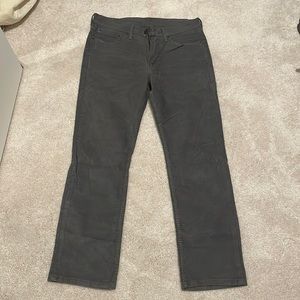 Mens grey corduroy pants